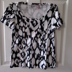Women's animal print shirt